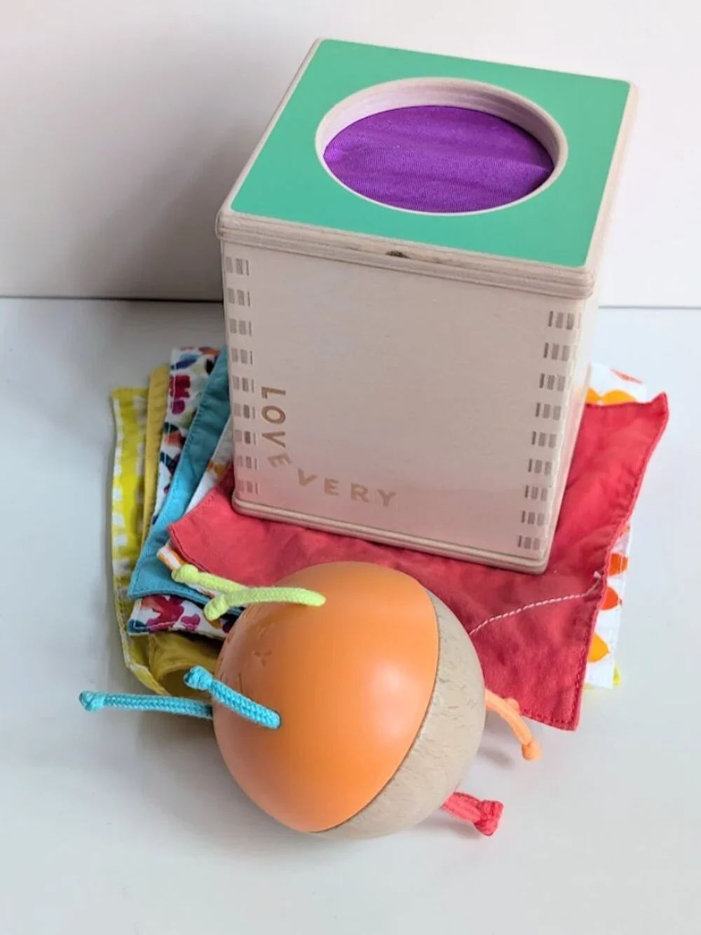 Lovevery Baby Pincer Chime Ball from Explorer Play Kit 9-10M